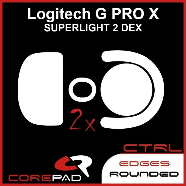 Hyperglides Hypergleits Hypergleids esptiger tiger ice arc Corepad Skatez CTRL Logitech G PRO X SUPERLIGHT 2 GPX V2 GPX2 DEX